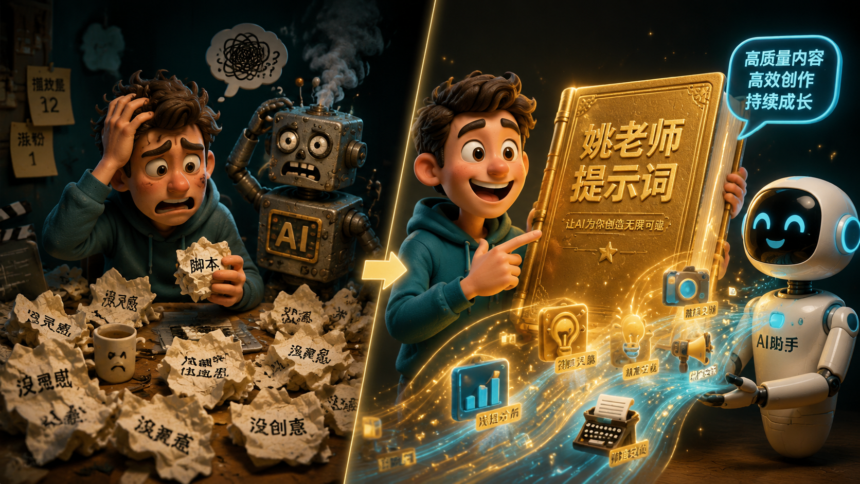 You are currently viewing 姚老师开源百个商业实用AI提示词合集，创业者和自媒体人必备